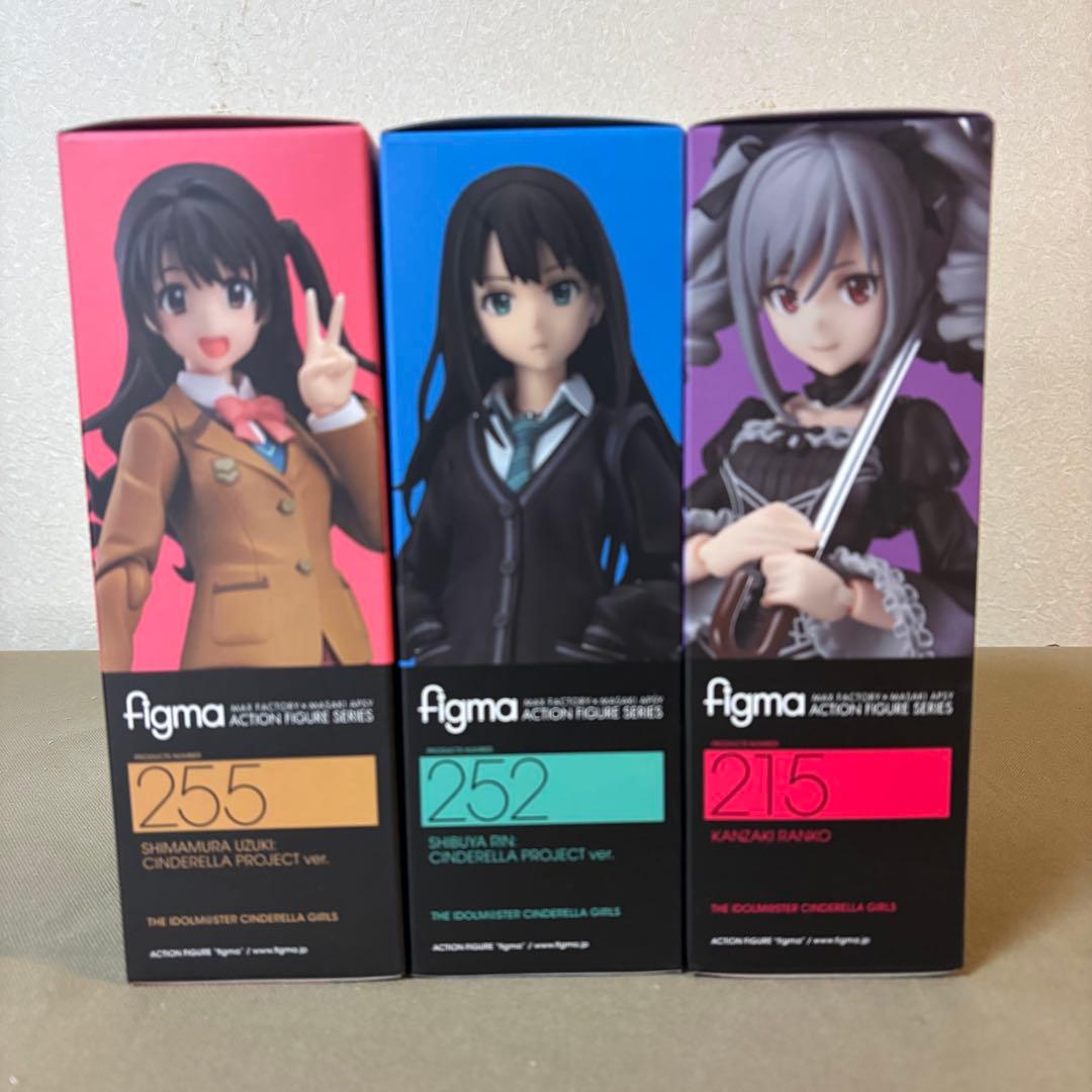 未開封 figma シンデレラプロジェクト フィギュア3セット