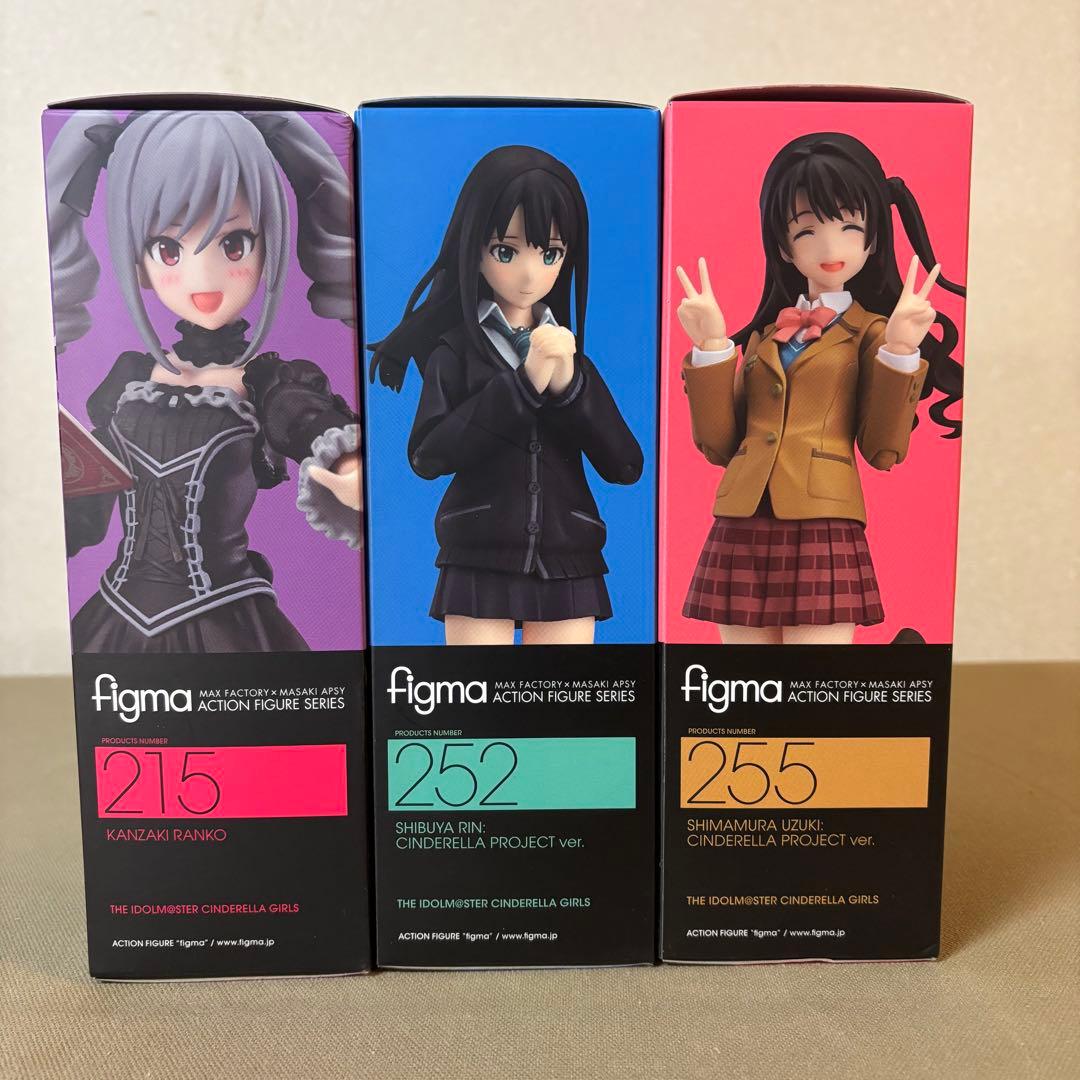 未開封 figma シンデレラプロジェクト フィギュア3セット