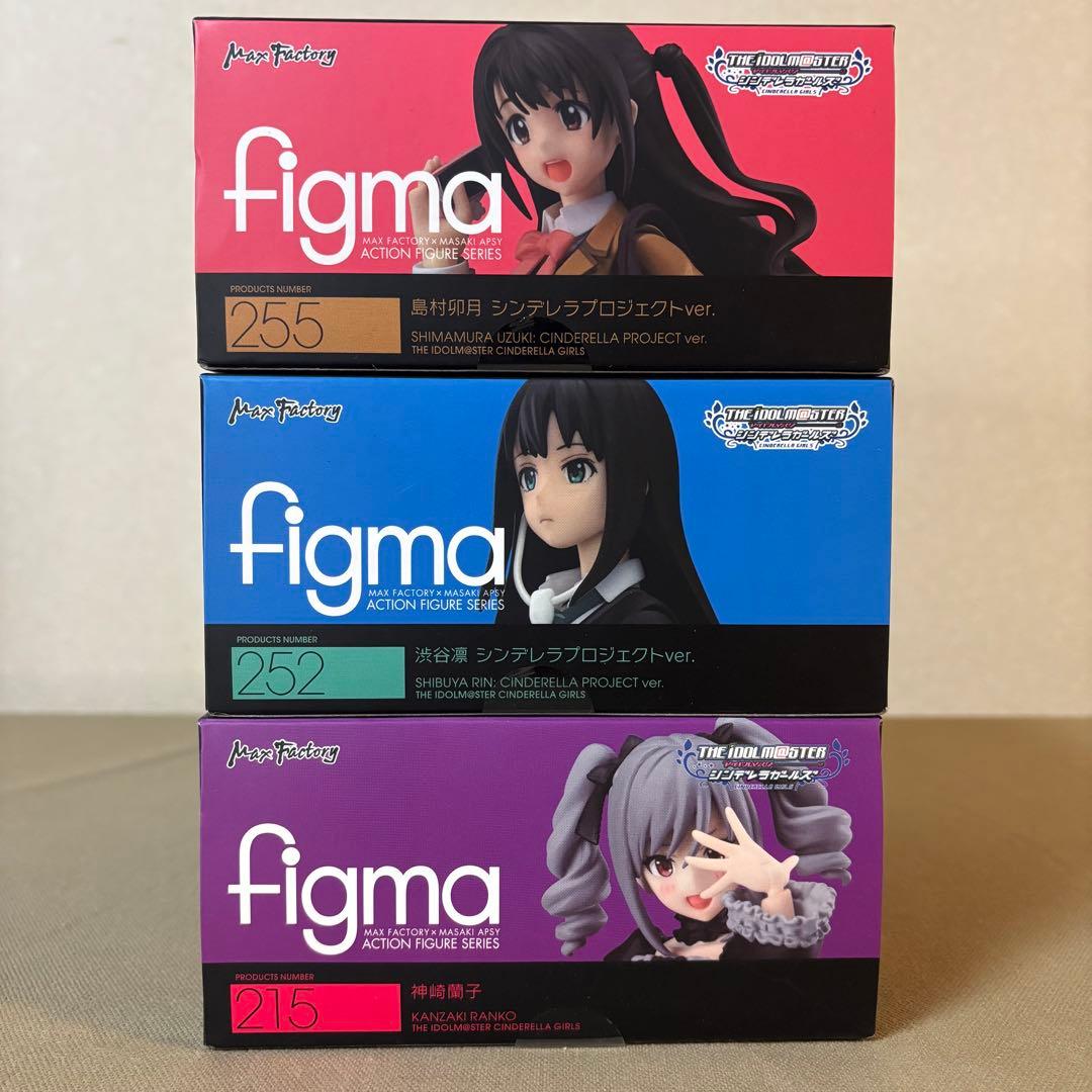 未開封 figma シンデレラプロジェクト フィギュア3セット