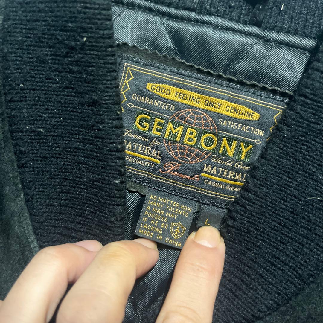 希少 vintage GEMBONYスエードレザージャケット 短丈 L 送料無料