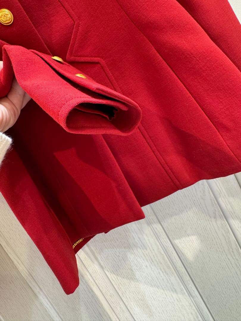 【未使用】CHANEL 96A ココボタン ヴィンテージ ウール セットアップ