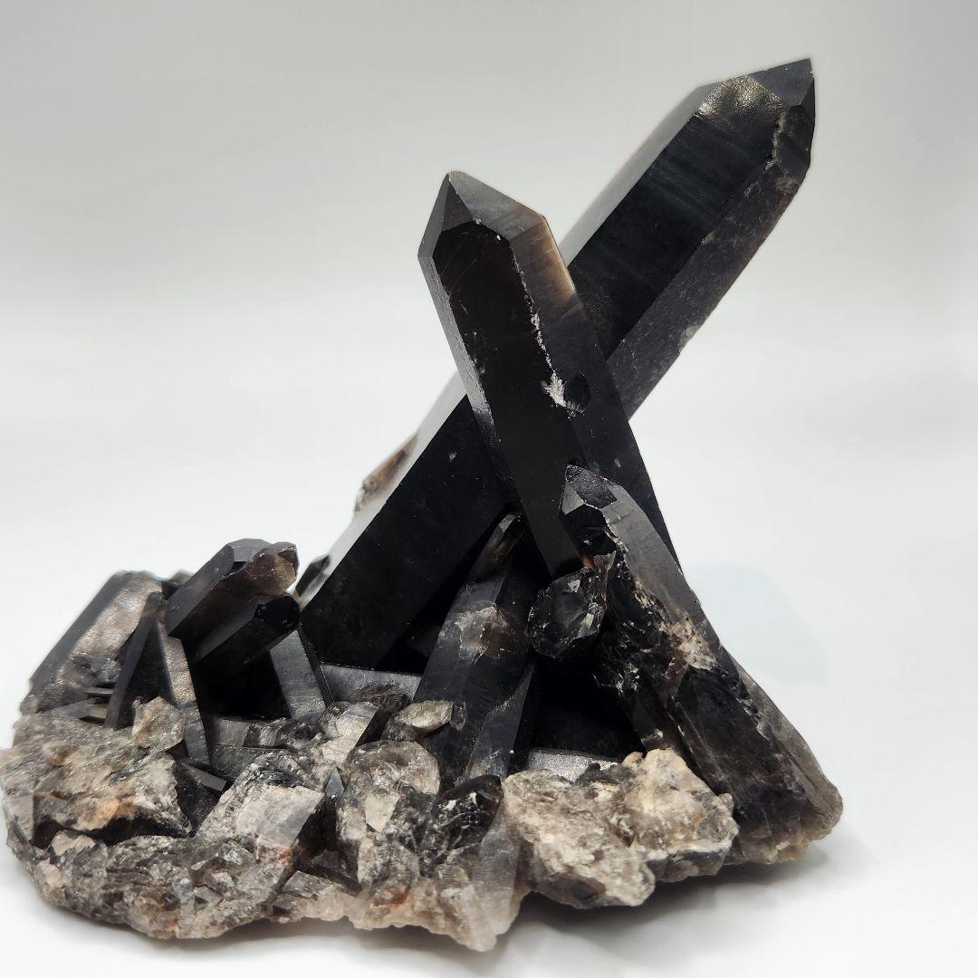 最強パワー【天然】モリオンクラスター ★ ブラジル産 ★ 魔除け