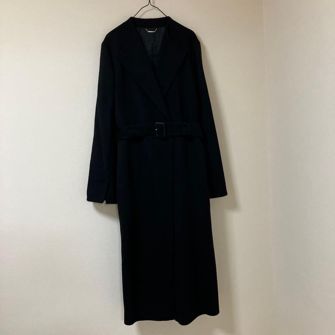 ICB 黒カシミヤロングコート