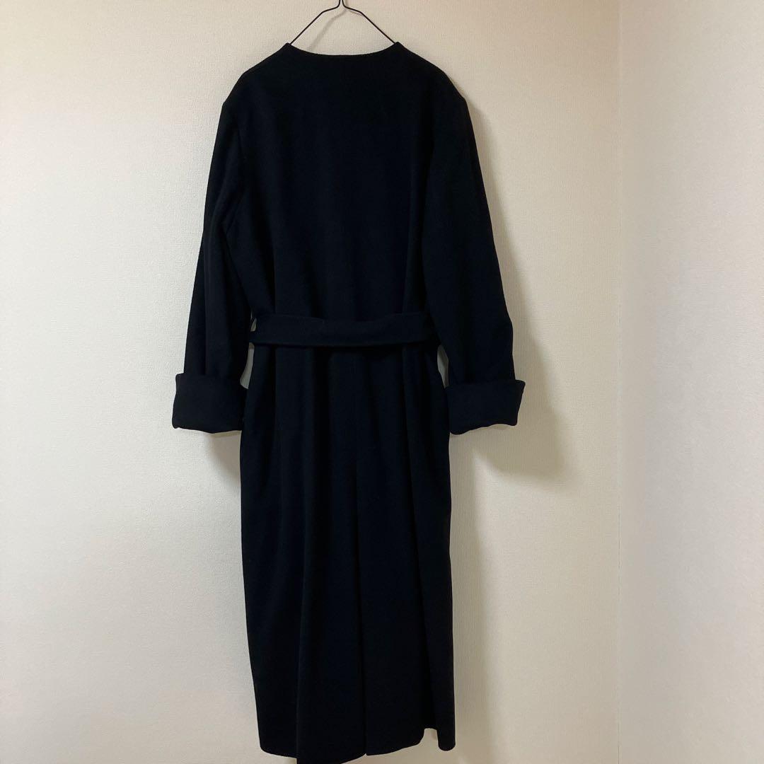 ICB 黒カシミヤロングコート