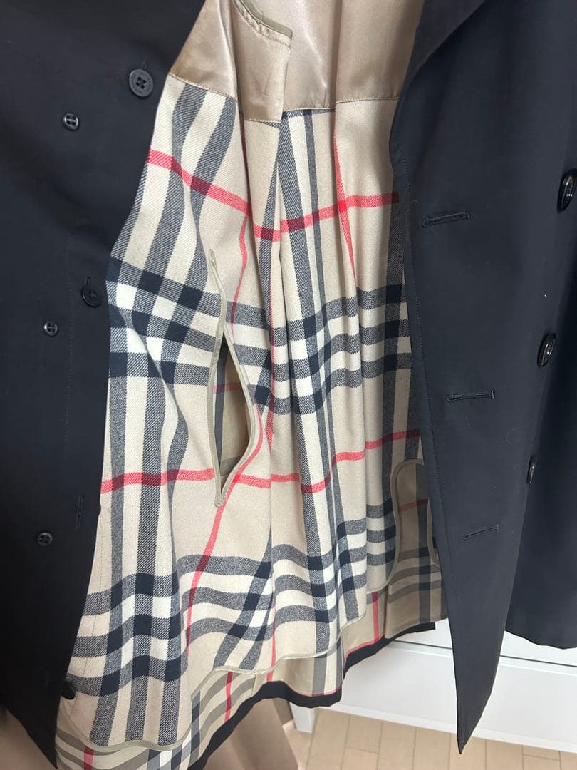 BURBERRY バーバリーロンドン　三陽　ブラック トレンチコート　M
