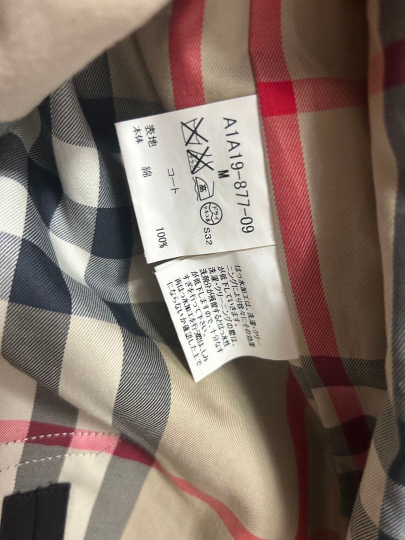 BURBERRY バーバリーロンドン　三陽　ブラック トレンチコート　M