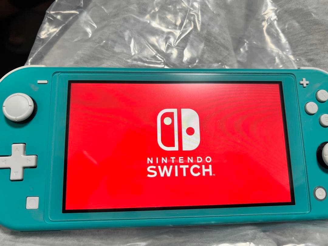 任天堂Switch Lite ターコイズ 本体＋外箱＋充電器+セーフティガイド
