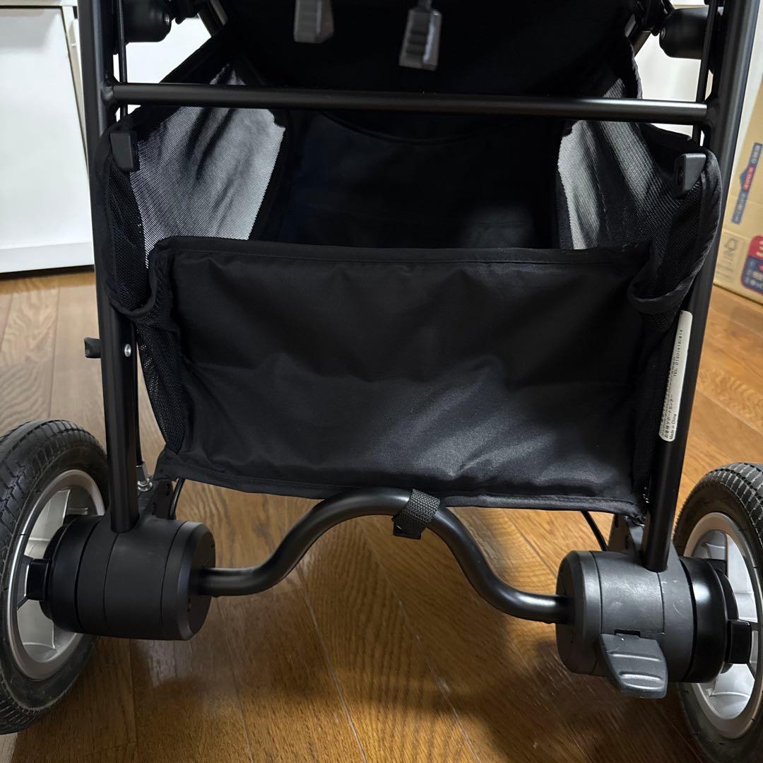 Aprica スムーヴ プレミアム グレー　三輪ベビーカー