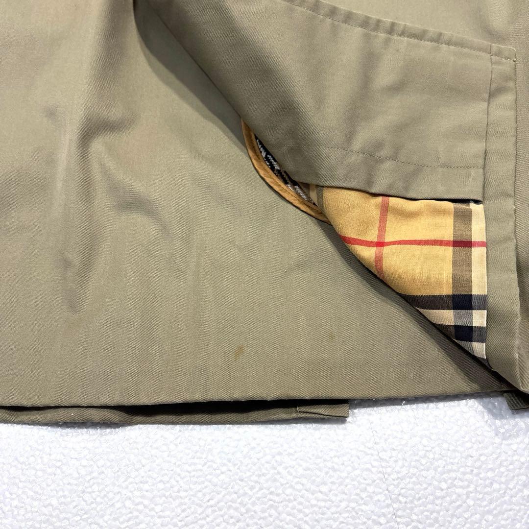 専用美品/メンズL】バーバリー　トレンチコート　ベルト　ライナー付　ノバチェック