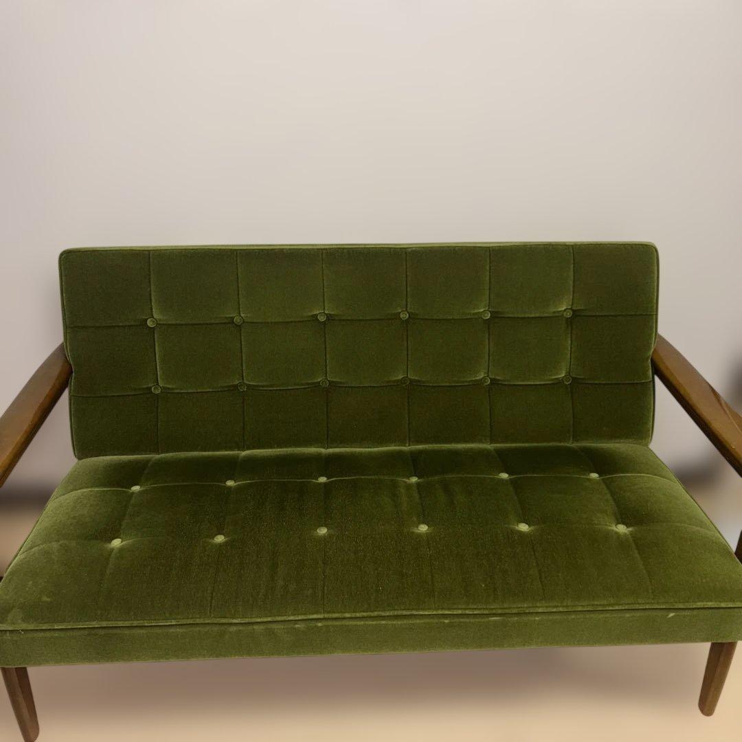 美品　カリモク　ソファー