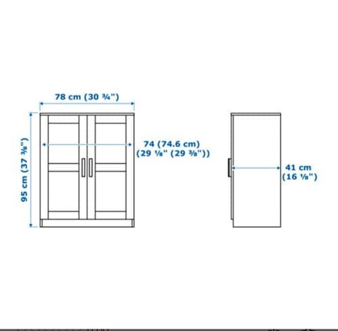 IKEA BRIMNES ブリムネス　キャビネット　黒