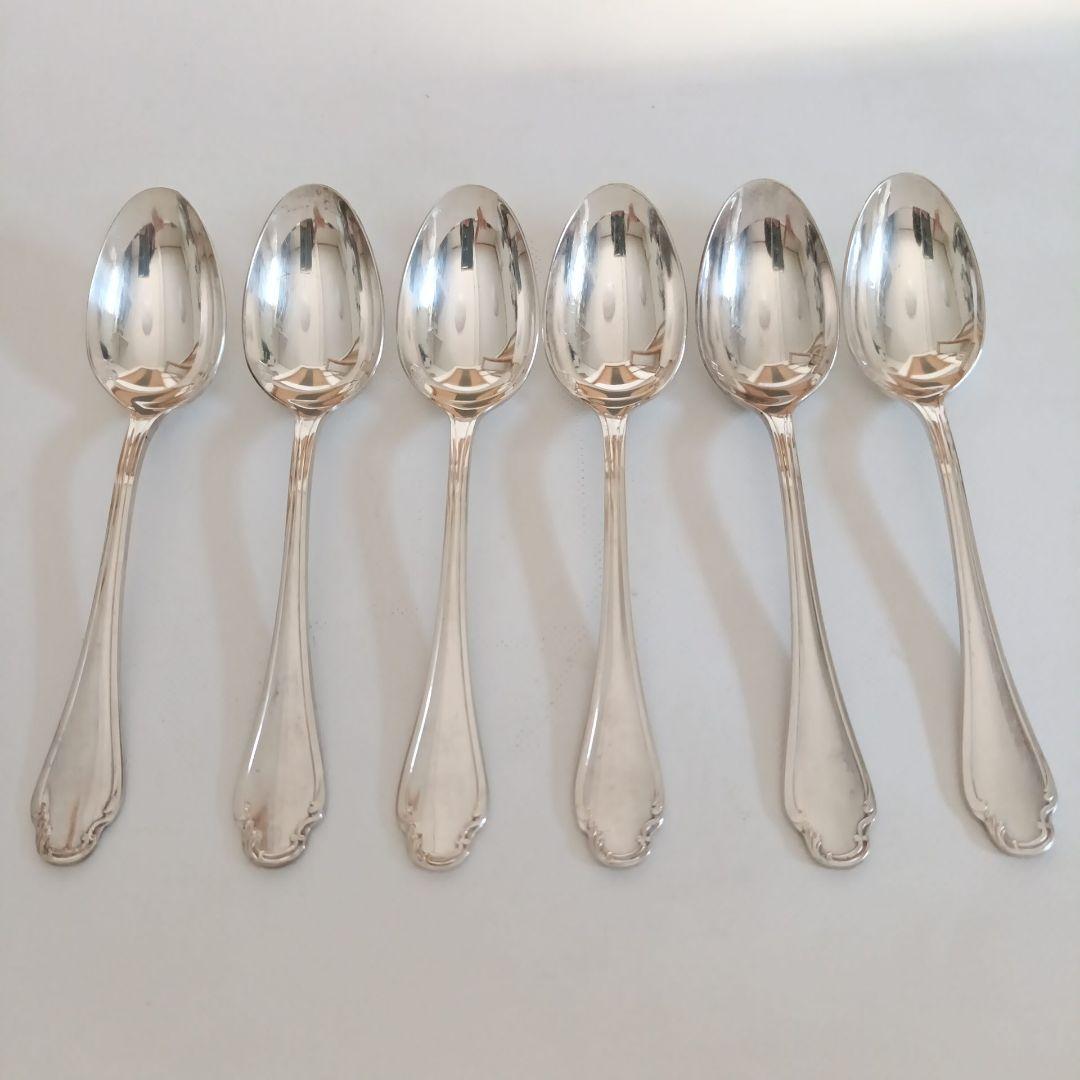 クリストフル ALFENIDE ポンパドール ティースプーン 6本 アルフェニド