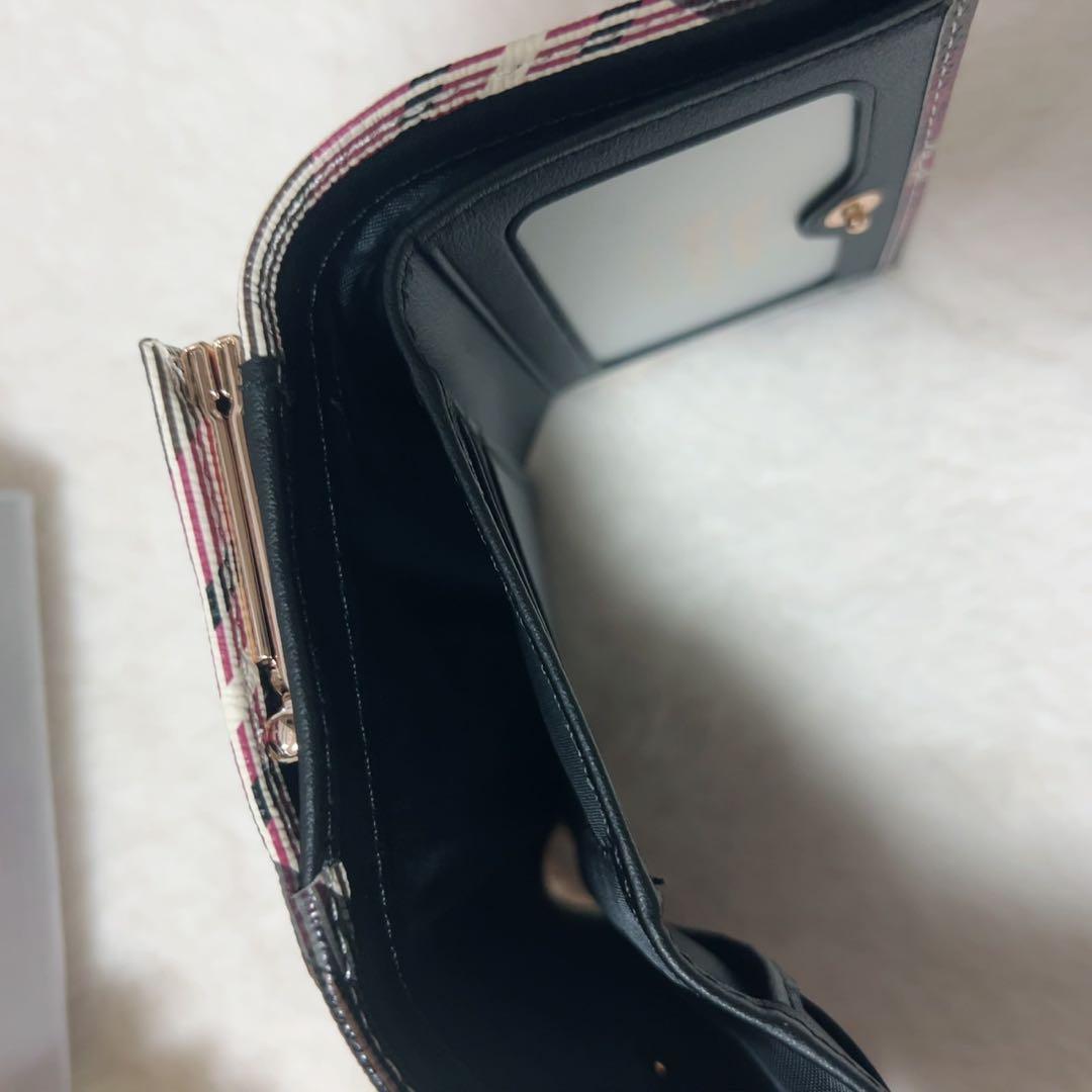 Vivienne Westwood チェック柄三つ折り財布