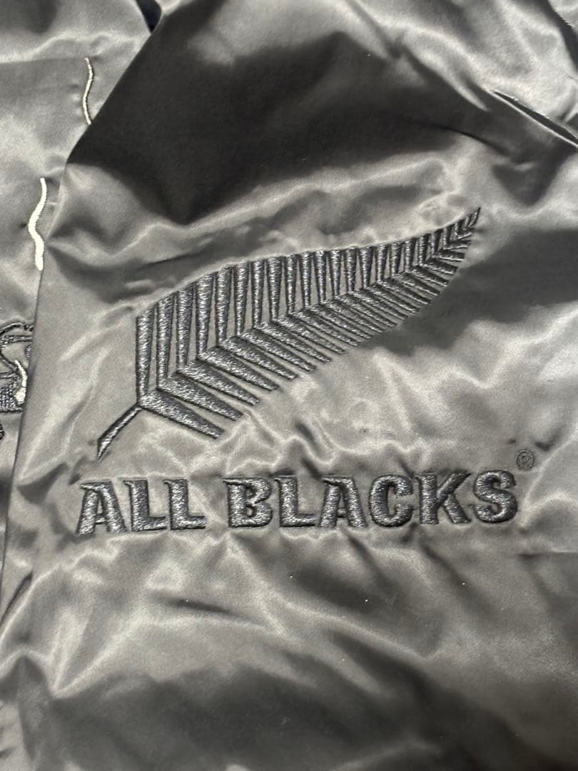 adidas ALL BLACKS スカジャン ブラック