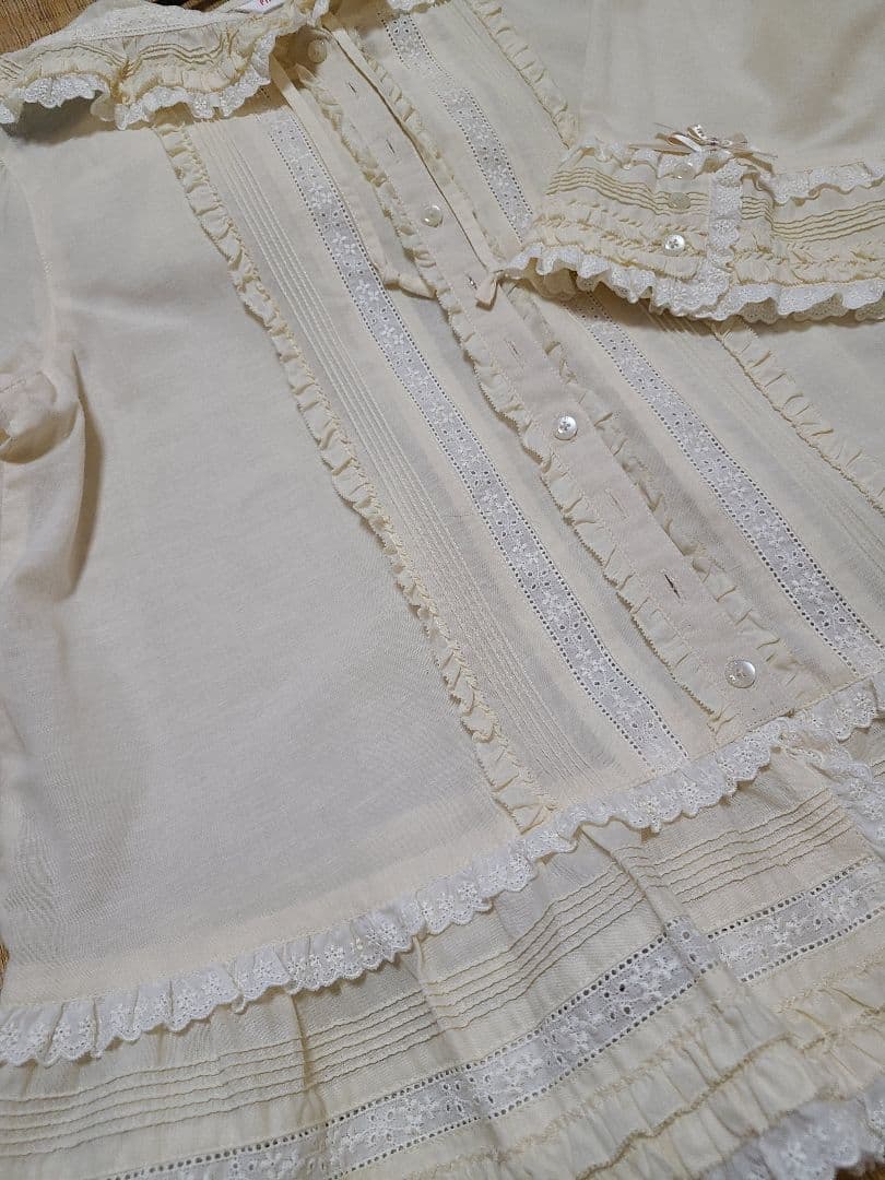 美品　ピンクハウス　2020　リボンブローチ付きフードブラウス 46200円