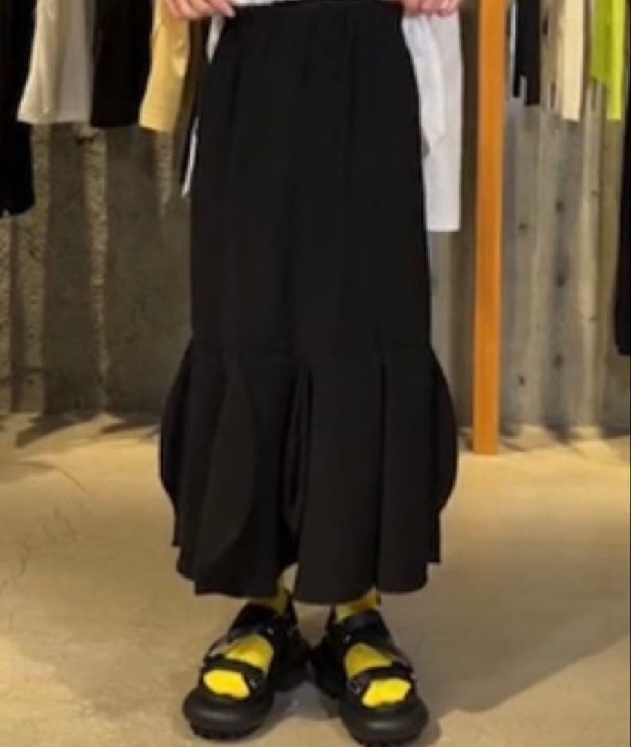 23AW ENFOLD エンフォルド O ELASTIC SK ブラック