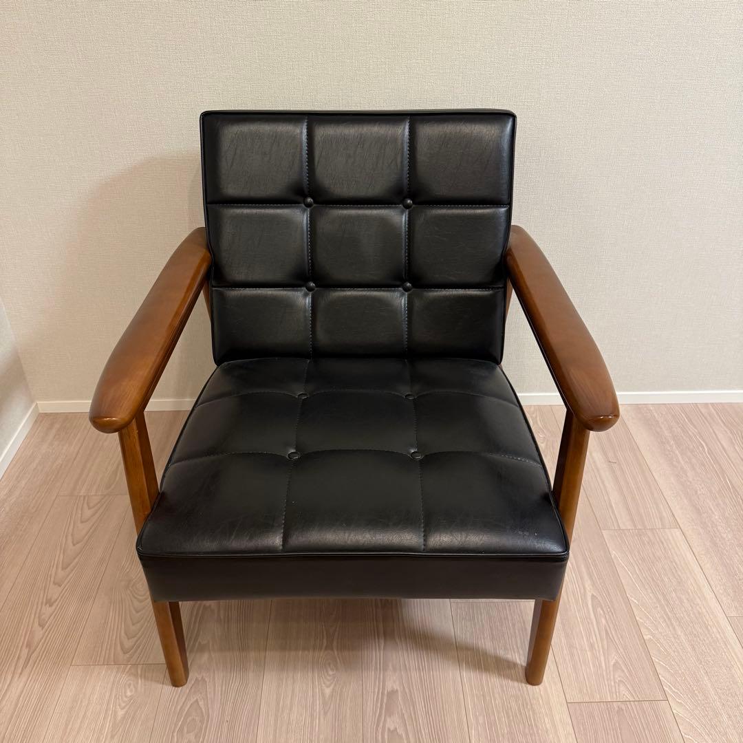 【美品】カリモク60 Kチェア 1シーター スタンダードブラック