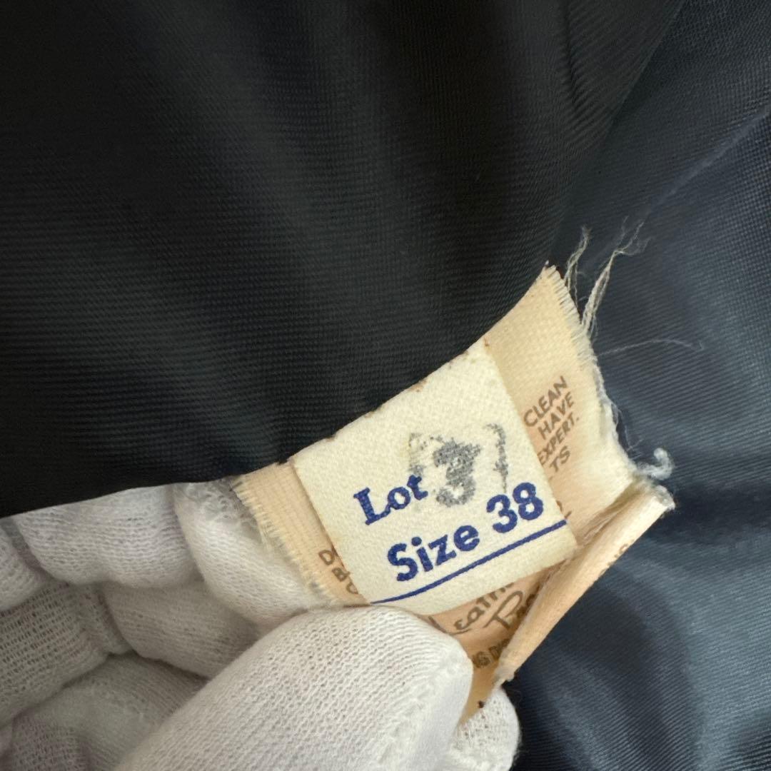 美品✨schott 642 レザージャケット　シングルライダース　牛革　38 黒