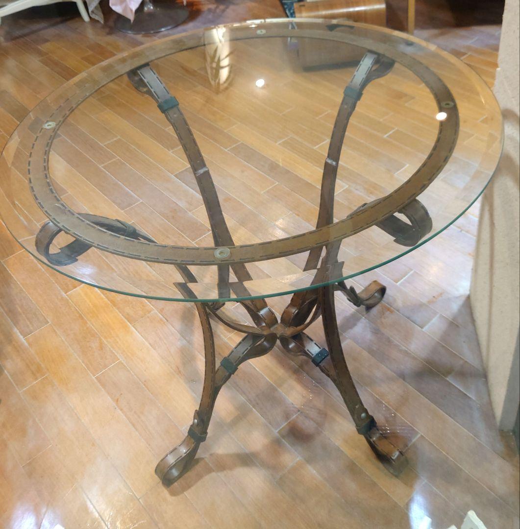 メートランドスミス ガラステーブル セオドア アレキサンダー お洒落