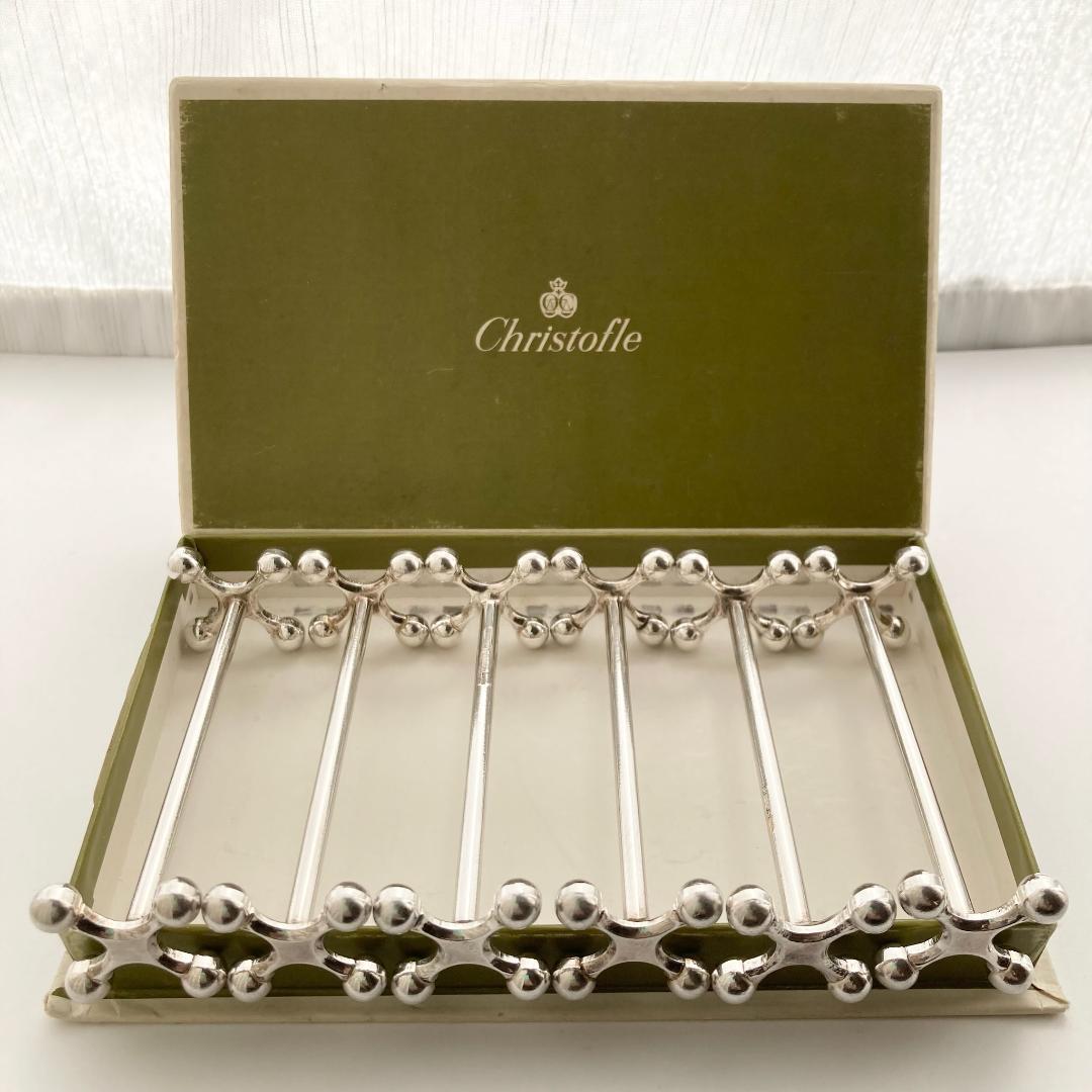 箱付⭐️Christofle Bouleクリストフル ブール ナイフレスト 6本