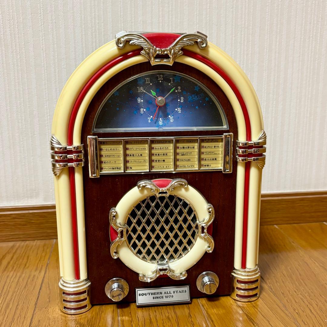 サザンオールスターズ25周年　メロディ目覚まし時計　桑田佳祐　からくり　訳あり