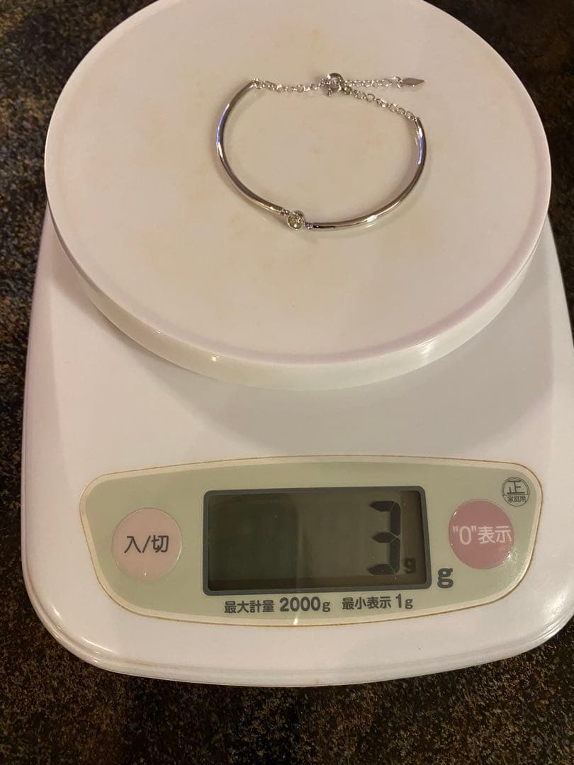 ptダイヤブレスレット　鑑定書付き　0.147ct ツツミ　　公式購入