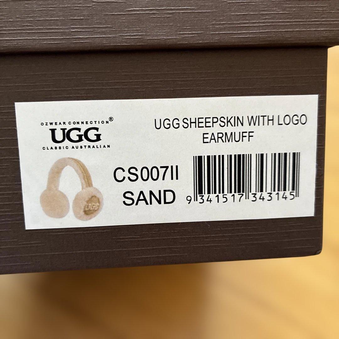 明日朝まで限定お値下げ中☺︎新品未使用♡UGG シープスキン　イヤーマフ　サンド