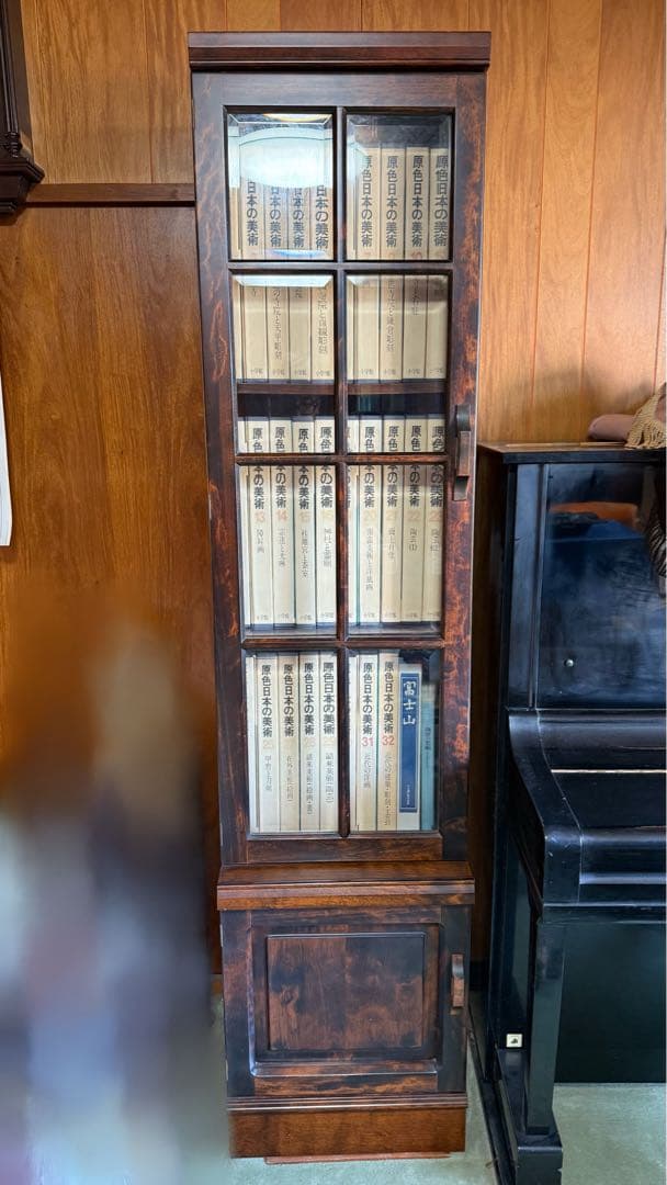 【O-1641】本棚 飾り棚 収納棚 キャビネット サイドボード アンティーク