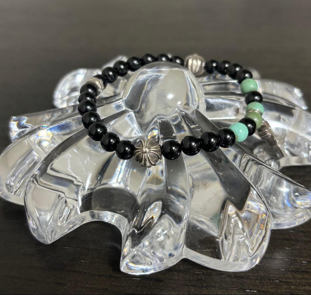 6mm BEAD STACK CH CROSS スタックCHクロス ビーズブレス