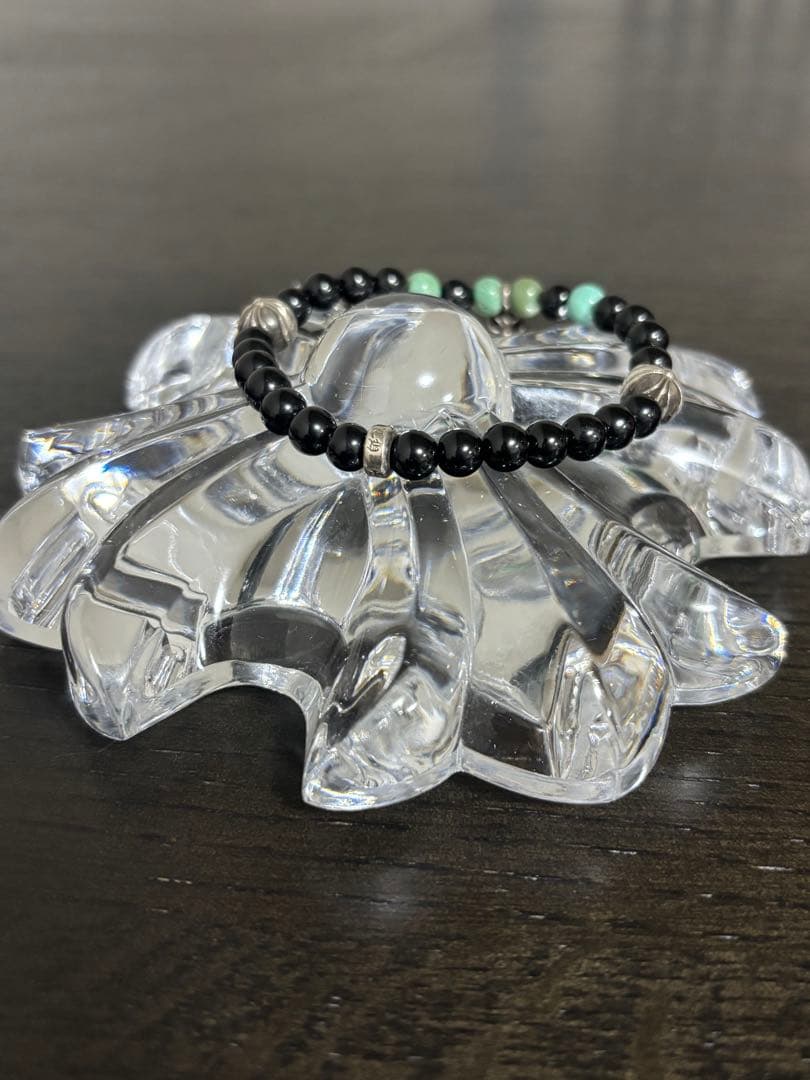 6mm BEAD STACK CH CROSS スタックCHクロス ビーズブレス