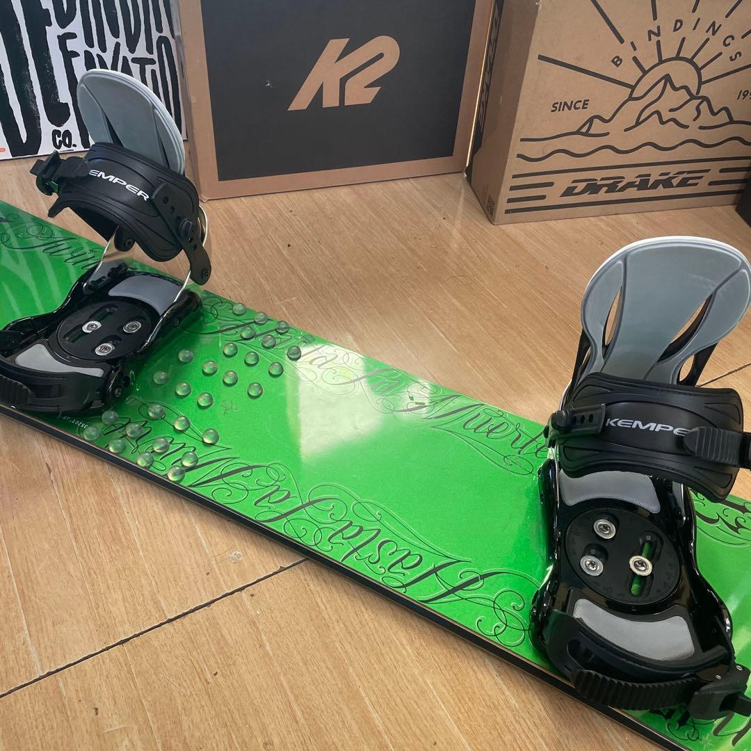 BURTON×KEMPER　バートン　スノーボードセット　バインディング付