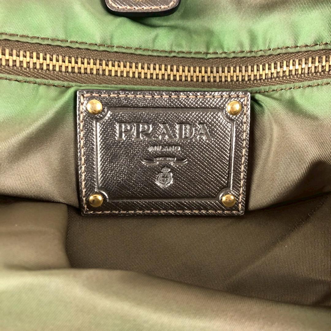 PRADA プラダ ナイロン トートバッグ グリーン レディース ブランド
