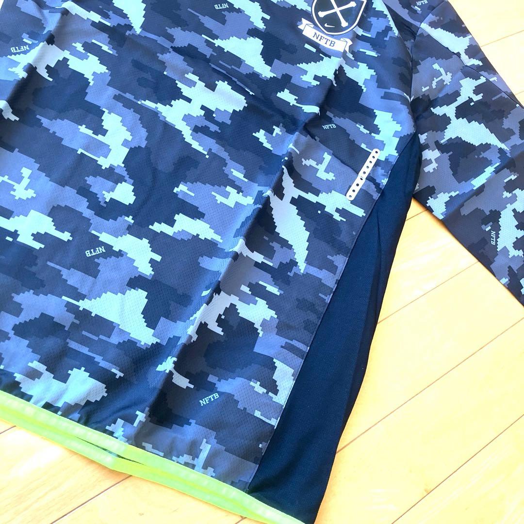 上のみ新品未使用人気カラーNIKEナイキ NFTBピステセットアップカモフラ
