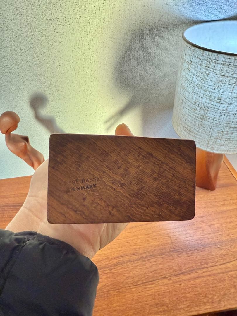 60s Arne Basse オブジェ ガゼル 女性 デンマーク チーク材 北欧