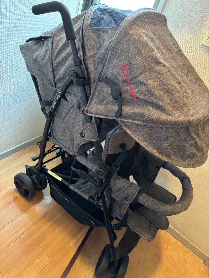 kinderwagon DUOシティHOP2 二人乗りベビーカー