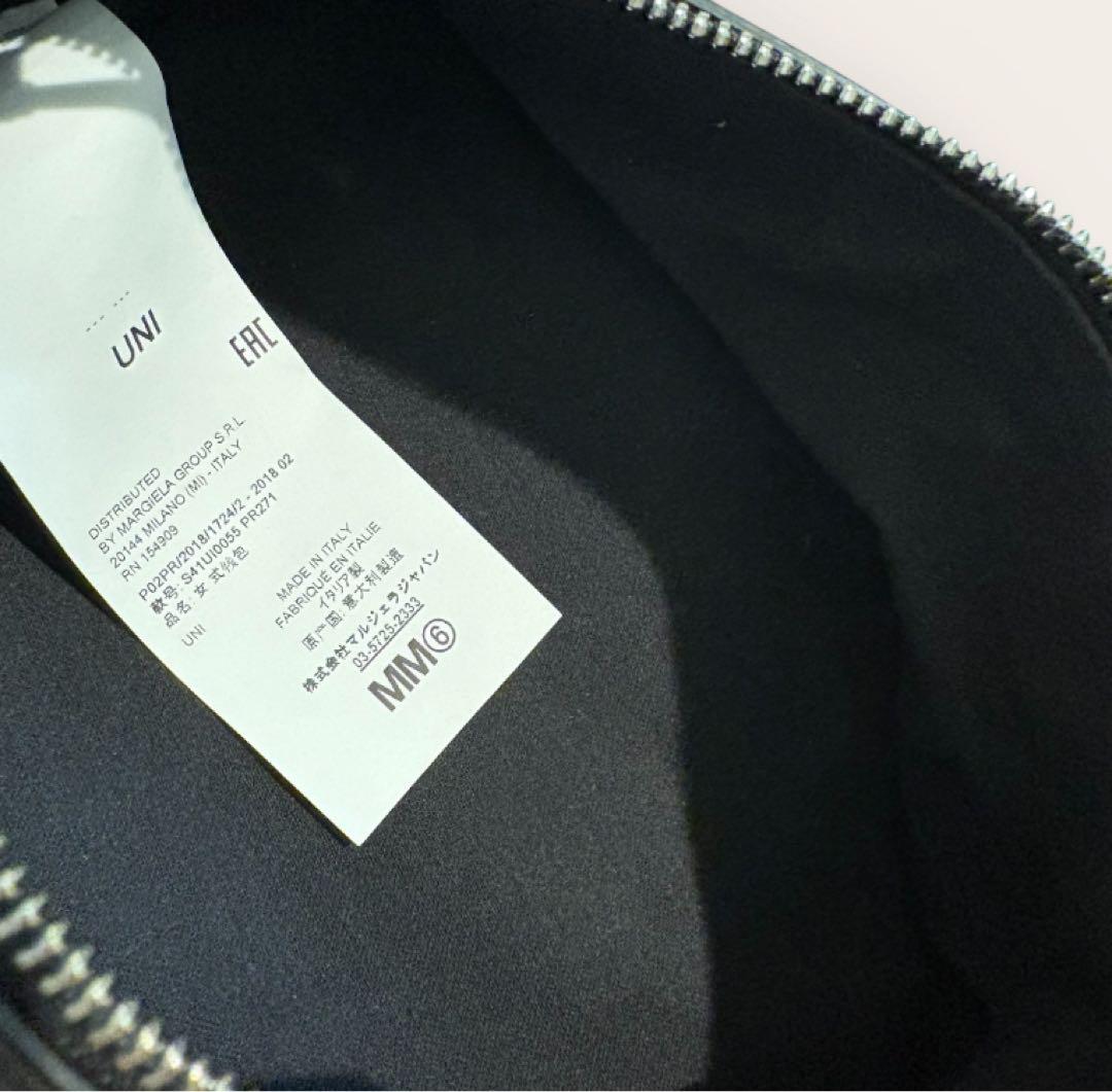 バッグ MM6 MaisonMargiela RING LEATHER POCHETTE