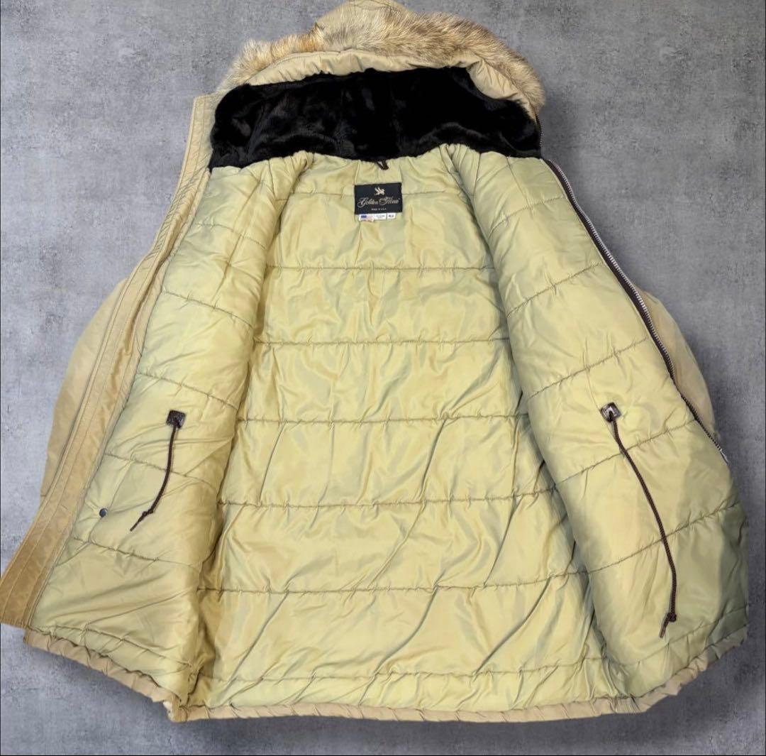 【極美品】USA製 ゴールデンフリース N-3B フライトジャケット　90s