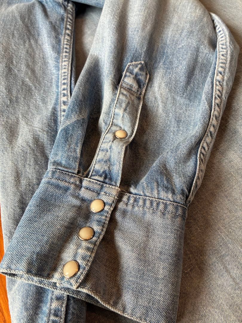 トップス visvim SOCIAL SCULPTURE SHIRT DMGD 2