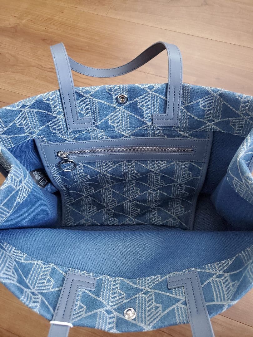 LACOSTE ヘリテージジャカードデニムトート