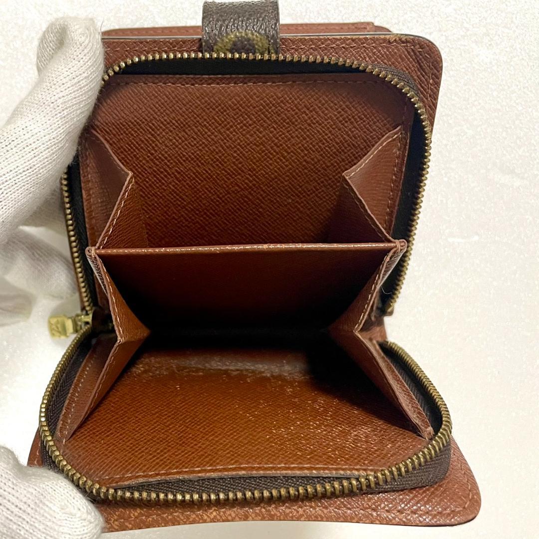 Louis Vuitton ルイヴィトン モノグラム 二つ折り コンパクトジップ