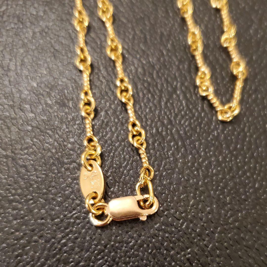 正規品CHROME HEARTS ツインチェーン22Kゴールド ネックレス