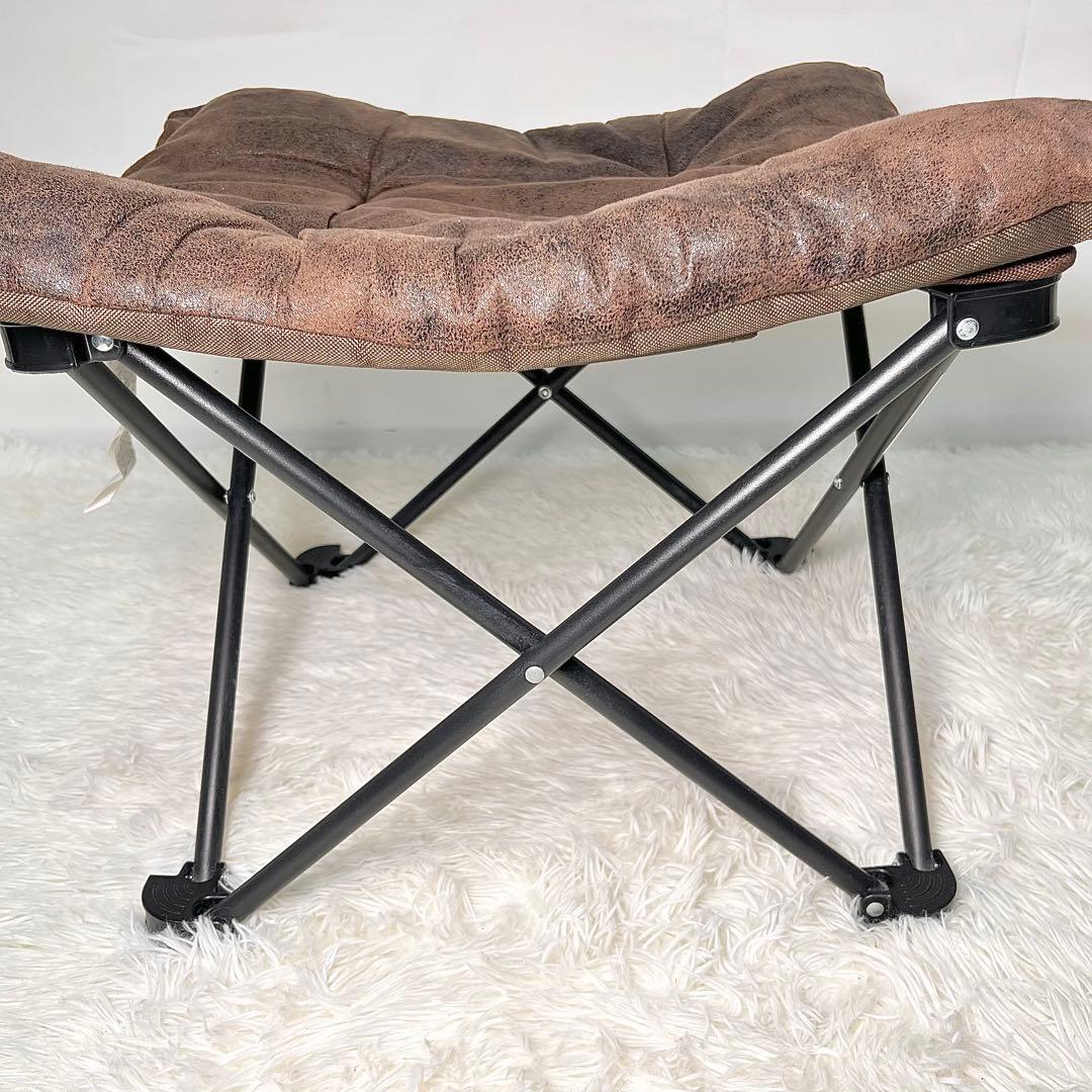 【美品】ニトリ　バタフライチェア ハイバック＆折りたたみスツール