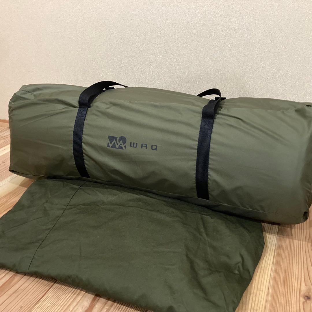 WAQ リラクシングキャンプマット 厚手 10cm シングル　専用シーツ付き