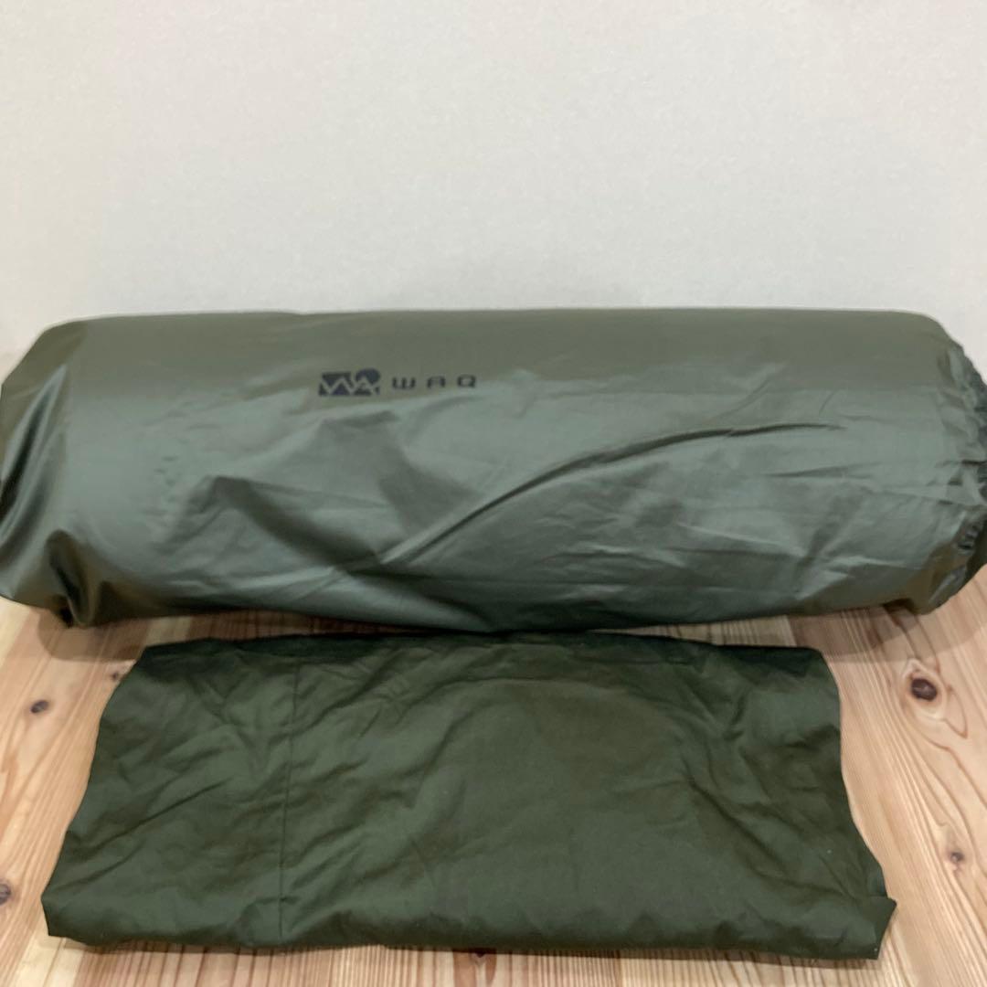 WAQ リラクシングキャンプマット 厚手 10cm シングル　専用シーツ付き