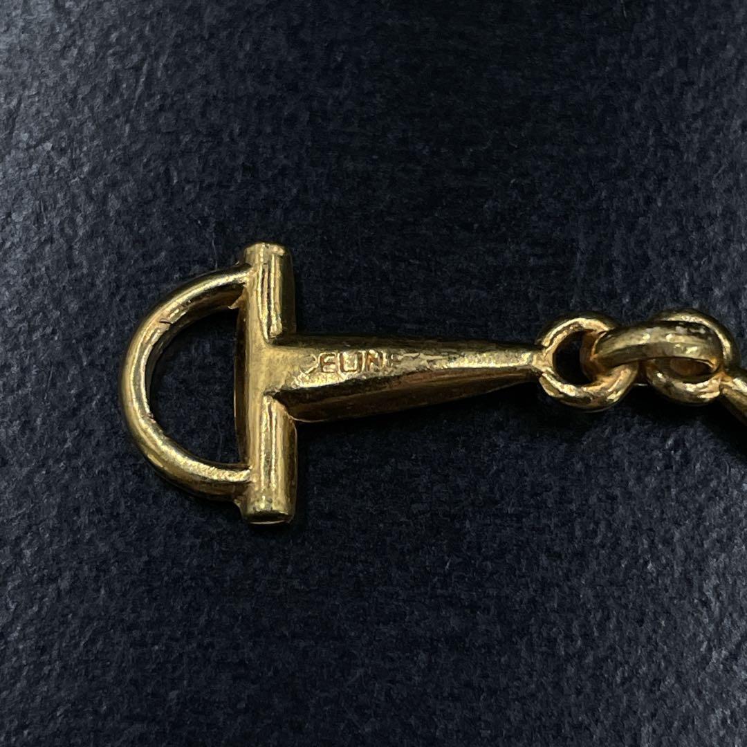 アクセサリー Old CELINE Horsebit Bracelet Gold Y2K