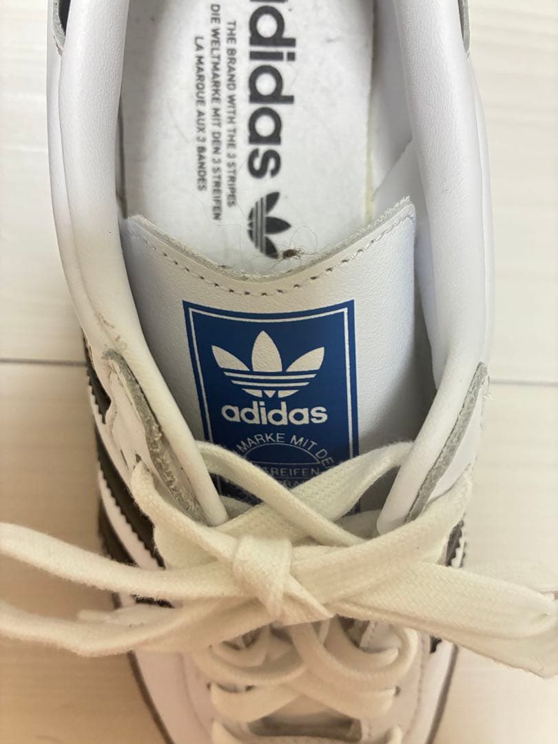✨極美品✨adidas Samba ホワイト/ブラック/グレー スニーカー