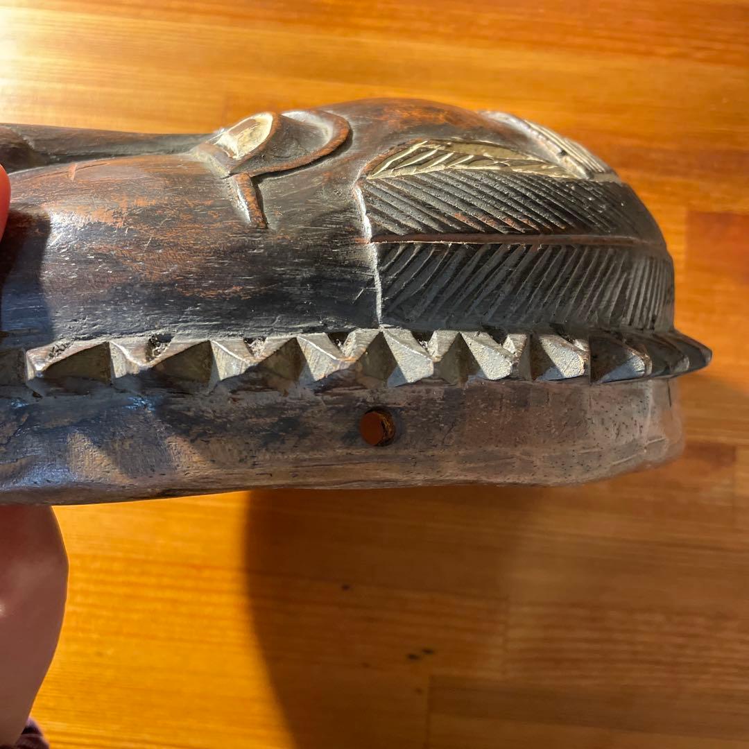 コートジボワール　ヤウレ族　お面　アフリカ　マスク