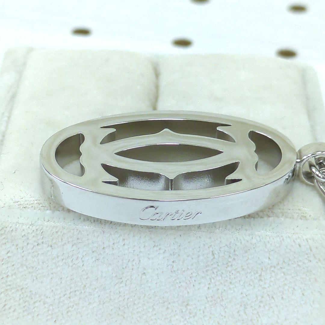 カルティエ デコール 2Cチャーム キーホルダー キーリング