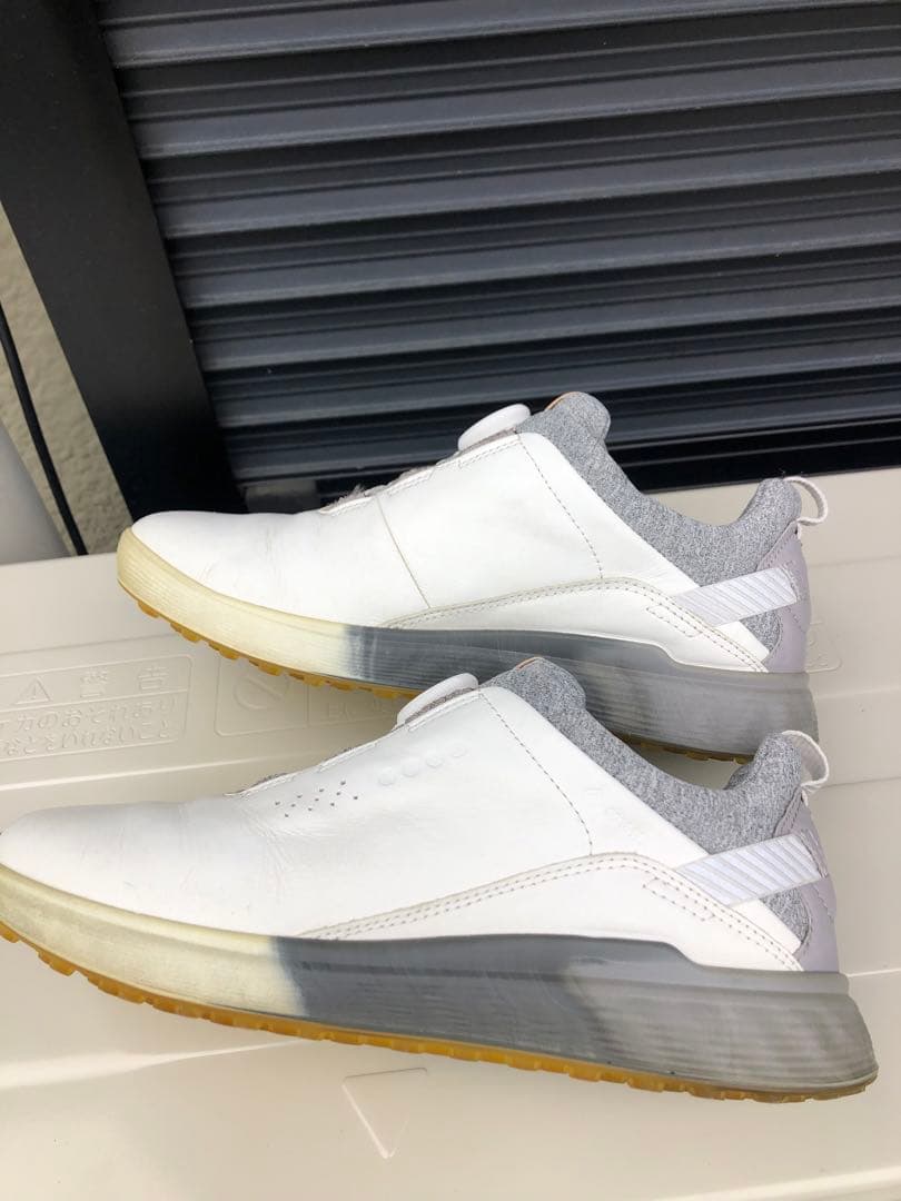 327番 美品ECCO ゴルフシューズ 37 23.5cmスパイクレスBOA