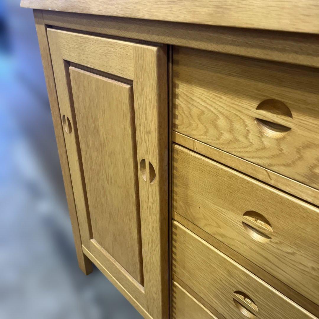 【IDC】サイドボード◇上坂木材◆杜シリーズ◇ナラ材